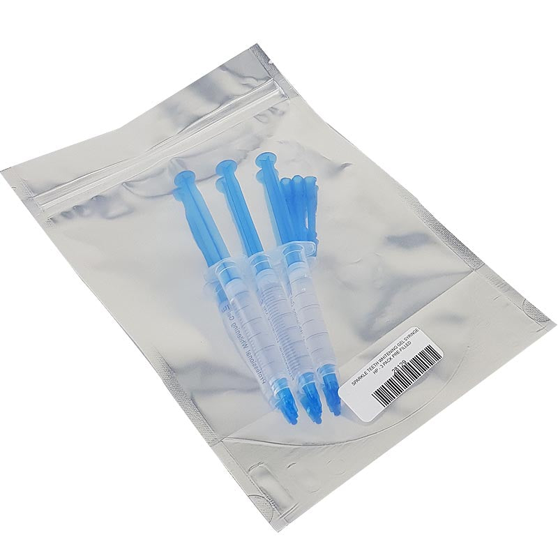 Teeth Whitening Gel Syringe 6% HP - 3 Pack Pre-Filled